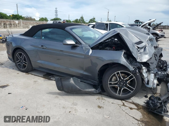 2023 Ford Mustang EcoBoost z VIN 1FATP8UH6P5105300, wystawiony jako Copart lot #64236215 z przebiegiem 47 117 mil mil oraz Nie do naprawy • Non repairable. Historia ofert i sprzedaży dostępna na DreamBid. Obrazek 4.