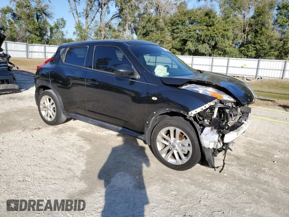 2014 Nissan Juke Nismo with VIN JN8AF5MR6ET451548, listed as a Copart auction lot 43838395 with 167,140 mi miles and Salvage Title. Bid and sale history available at DreamBid. Image 4.