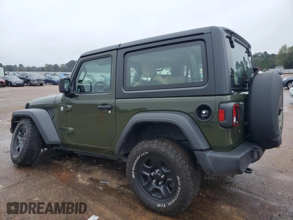 2021 Jeep Wrangler Sport with VIN 1C4GJXAGXMW701082, listed as a Copart auction lot 80138224 with 31,102 mi miles and Salvage Title. Bid and sale history available at DreamBid. Image 2.