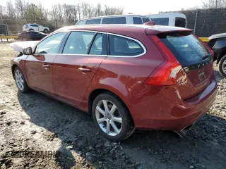 2016 Volvo V60 T5 Drive-E Premier with VIN YV140MEK5G1294075, listed as a Copart auction lot 43896835 with 53,055 mi miles and Salvage Title. Bid and sale history available at carsss.com. Image 2.
