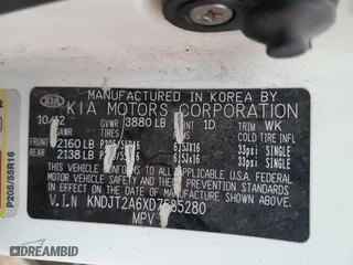 2013 Kia Soul + with VIN KNDJT2A6XD7535280, listed as a Copart auction lot 83844514 with 207,511 mi miles and Salvage Title. Bid and sale history available at carsss.com. Image 14.