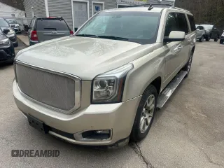2015 GMC Yukon XL Denali with VIN 1GKS2JKJ2FR574204, listed as a Copart auction lot 54520825 with 213,647 mi miles and Clean Title. Bid and sale history available at carsss.com. Image 2.
