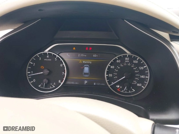 2015 Nissan Murano SV with VIN 5N1AZ2MH7FN218935, listed as a IAAI auction lot 41911132 with 198,946 mi miles. Bid and sale history available at carsss.com. Image 15.
