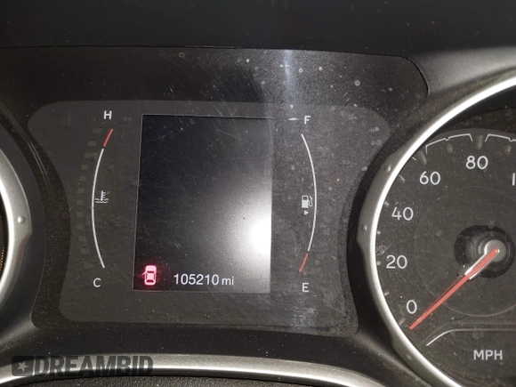2018 Jeep Compass Latitude with VIN 3C4NJDBB6JT453973, listed as a IAAI auction lot 41153555 with 105,210 mi miles. Bid and sale history available at carsss.com. Image 7.