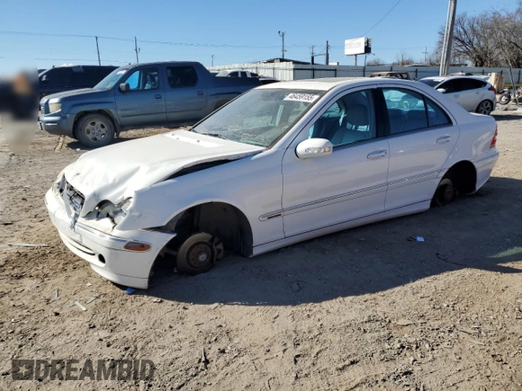 2003 Mercedes-Benz C 230/260/280/320 with VIN WDBRF64J53F423782, listed as a Copart auction lot 46459155 with Not Provided miles and Salvage Title. Bid and sale history available at DreamBid. Image 1.