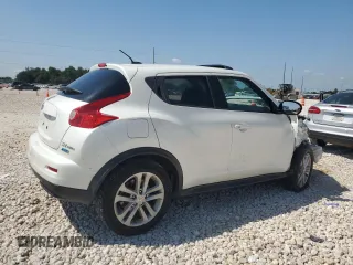 2014 Nissan Juke SV with VIN JN8AF5MV2ET363254, listed as a Copart auction lot 56246445 with Not provided miles and Salvage title. Bid and sale history available at DreamBid. Image 3.