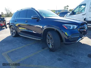 2020 Mercedes-Benz GLE with VIN 4JGFB4KB1LA268818, listed as a IAAI auction lot 41418985 with 51,793 mi miles. Bid and sale history available at carsss.com. Image 1.