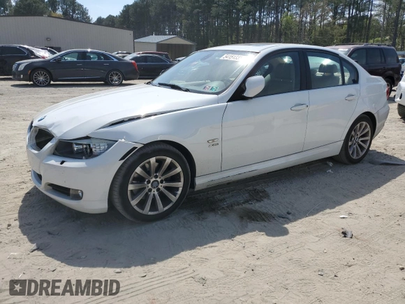 2011 BMW 3 Series 328i xDrive with VIN WBAPK5G57BNN32047, listed as a Copart auction lot 54151335 with 108,313 mi miles and Salvage Title. Bid and sale history available at DreamBid. Image 1.