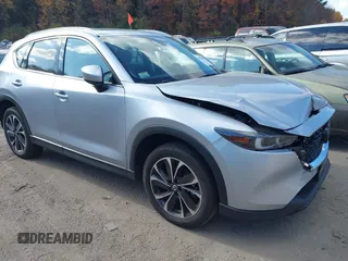 2023 Mazda CX-5 2.5 S Premium Package with VIN JM3KFBDM6P0158294, listed as a IAAI auction lot 40662093 with 15,841 mi miles. Bid and sale history available at carsss.com. Image 1.