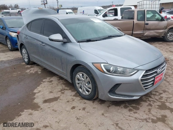 2017 Hyundai Elantra SE with VIN 5NPD74LF8HH149548, listed as a IAAI auction lot 41593452 with 153,712 mi miles. Bid and sale history available at carsss.com. Image 1.