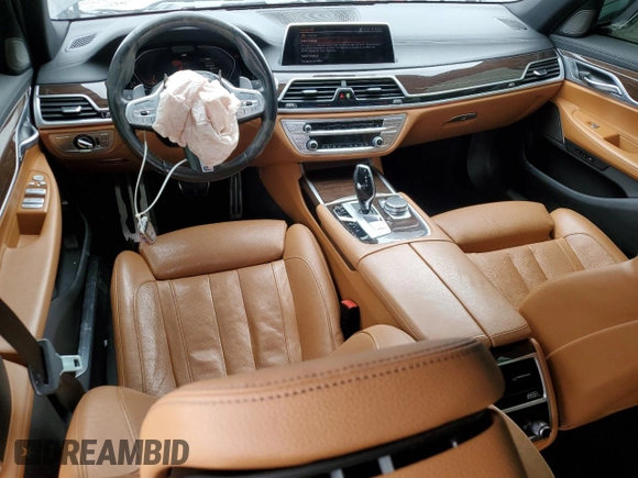 2020 BMW 7 Series 740i with VIN WBA7T2C05LGL18038, listed as a Copart auction lot 41997975 with 74,868 mi miles and Salvage Title. Bid and sale history available at carsss.com. Image 8.
