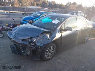 2019 Toyota Prius LE with VIN JTDL9RFU4K3012817, listed as a IAAI auction lot 41018905 with 1 mi miles. Bid and sale history available at carsss.com. Image 2.