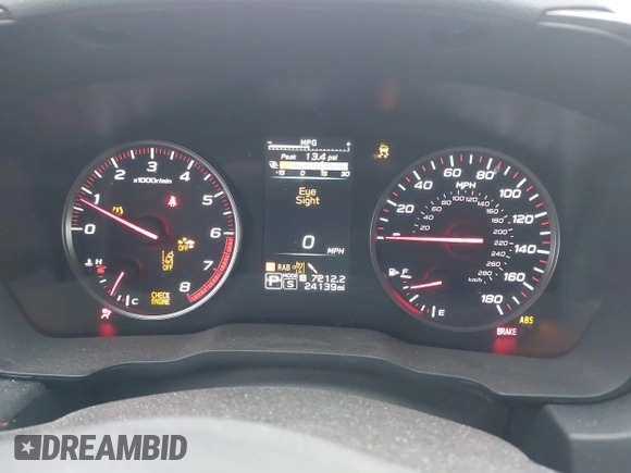 2022 Subaru WRX GT с VIN JF1VBAU67N8023150, выставлен на аукционе IAAI как лот 41974620 с пробегом 24 139 миль миль и . История ставок и продаж доступна на DreamBid. Изображение 7.
