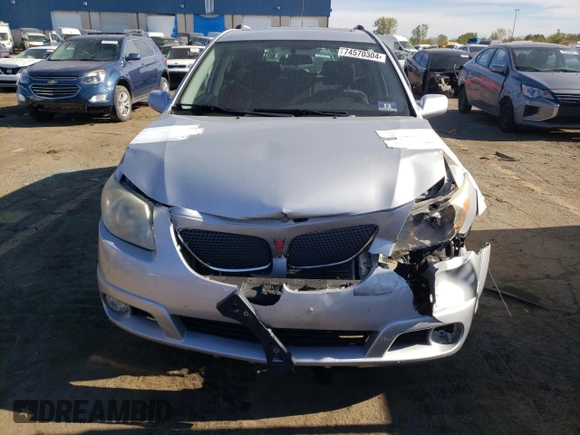 2006 Pontiac Vibe with VIN 5Y2SL65876Z452470, listed as a Copart auction lot 74570304 with 261,886 mi miles and Salvage Title. Bid and sale history available at carsss.com. Image 5.