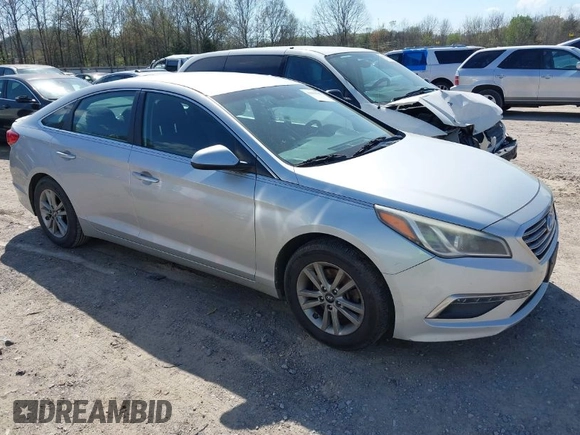 2015 Hyundai Sonata SE z VIN 5NPE24AFXFH167360, wystawiony jako IAAI lot #41959945 z przebiegiem 182 524 mil mil oraz . Historia ofert i sprzedaży dostępna na DreamBid. Obrazek 1.