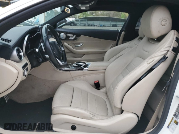 2017 Mercedes-Benz C 300 with VIN WDDWJ4JB3HF386989, listed as a Copart auction lot 51231535 with Not Provided miles and Salvage Title. Bid and sale history available at carsss.com. Image 7.