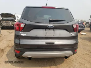 2019 Ford Escape Titanium with VIN 1FMCU9J98KUA56391, listed as a Copart auction lot 59215935 with 27,056 mi miles and Salvage title. Bid and sale history available at DreamBid. Image 6.
