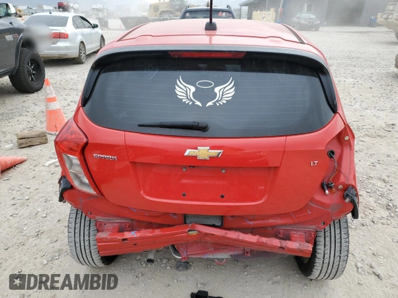 2017 Chevrolet Spark LT with VIN KL8CD6SA9HC748789, listed as a Copart auction lot 53385625 with 40,084 mi miles and Salvage Title. Bid and sale history available at DreamBid. Image 6.