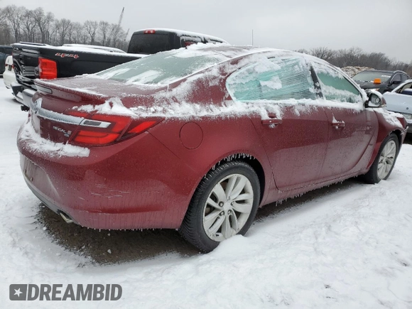 2017 Buick Regal Premium II with VIN 2G4GS5GX4H9112595, listed as a Copart auction lot 43716315 with 82,261 mi miles and Non Repairable. Bid and sale history available at DreamBid. Image 3.