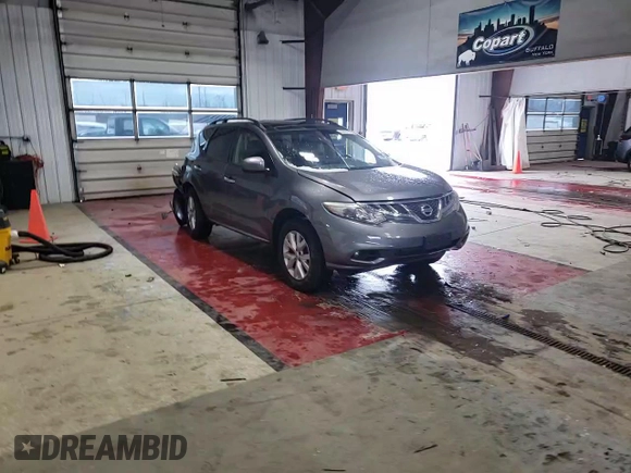 2014 Nissan Murano LE with VIN JN8AZ1MW2EW520174, listed as a Copart auction lot 88864335 with 65,566 mi miles and Salvage Title. Bid and sale history available at carsss.com. Image 11.