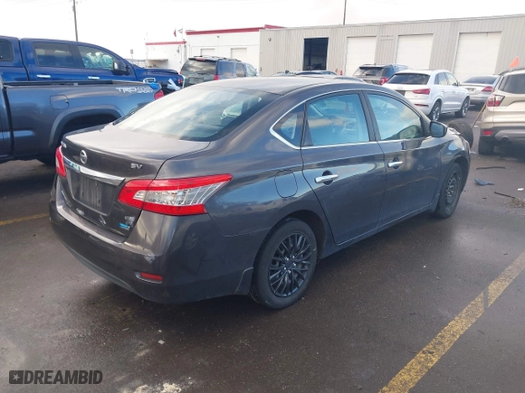 2013 Nissan Sentra SR with VIN 3N1AB7AP7DL680347, listed as a IAAI auction lot 41215274 with 185,252 mi miles. Bid and sale history available at carsss.com. Image 4.