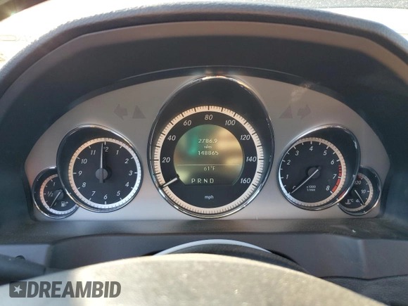2011 Mercedes-Benz E-Class E 550 with VIN WDDKK7CF7BF042070, listed as a Copart auction lot 50443705 with 148,865 mi miles and Clean Title. Bid and sale history available at carsss.com. Image 9.