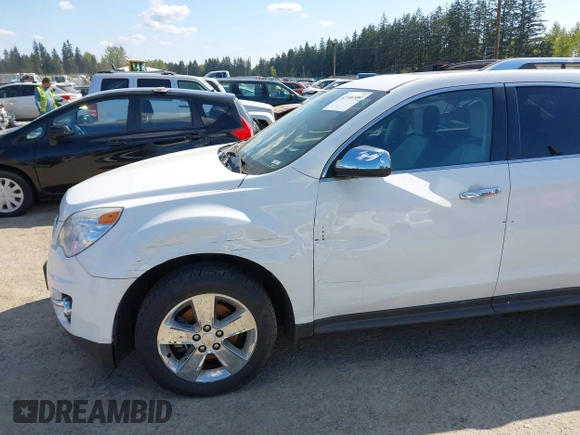 2013 Chevrolet Equinox LTZ with VIN 2GNFLGEK2D6154816, listed as a IAAI auction lot 42106589 with 126,946 mi miles. Bid and sale history available at carsss.com. Image 6.