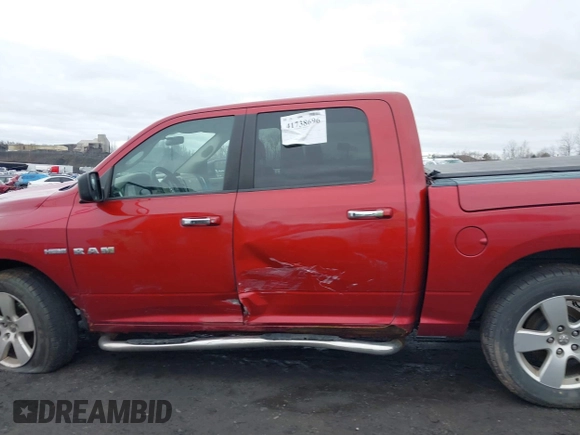2009 Dodge 1500 SLT with VIN 1D3HV13T59J527367, listed as a IAAI auction lot 41738696 with 241,351 mi miles and . Bid and sale history available at DreamBid. Image 14.