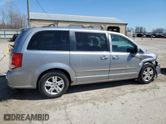 2013 Dodge Grand Caravan Crew with VIN 2C4RDGDG7DR795748, listed as a Copart auction lot 50329195 with 223,956 mi miles and Salvage Title. Bid and sale history available at DreamBid. Image 3.