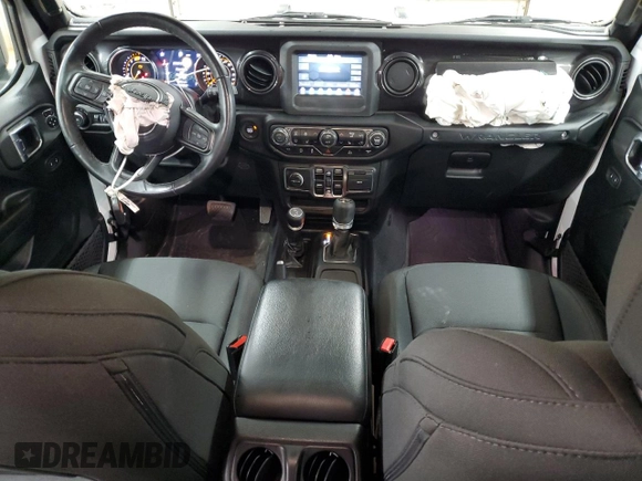 2021 Jeep Wrangler Unlimited Sport Altitude with VIN 1C4HJXDN6MW667012, listed as a Copart auction lot 56915715 with 40,744 mi miles and Salvage title. Bid and sale history available at DreamBid. Image 8.