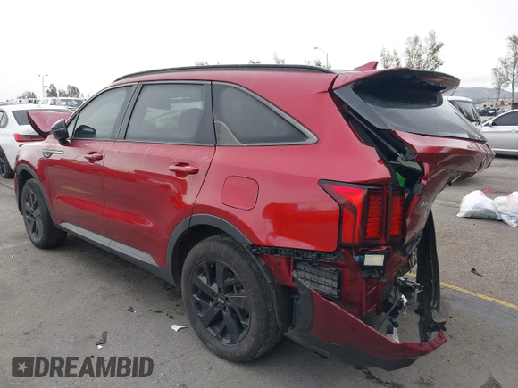 2021 Kia Sorento S with VIN 5XYRLDLC2MG005454, listed as a IAAI auction lot 41803821 with 81,894 mi miles and . Bid and sale history available at DreamBid. Image 3.