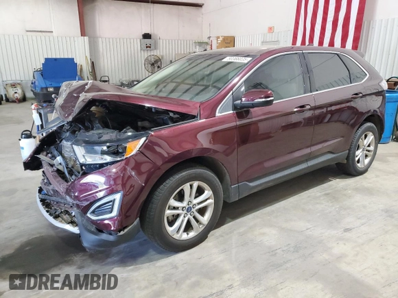 2017 Ford Edge SEL with VIN 2FMPK3J88HBB10590, listed as a Copart auction lot 50366035 with 0 mi miles and Salvage Title. Bid and sale history available at carsss.com. Image 1.
