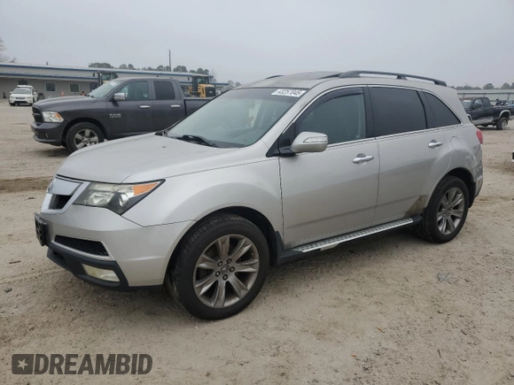 2010 Acura MDX Advance with VIN 2HNYD2H50AH500556, listed as a Copart auction lot 43257045 with 169,799 mi miles and Salvage Title. Bid and sale history available at DreamBid. Image 1.