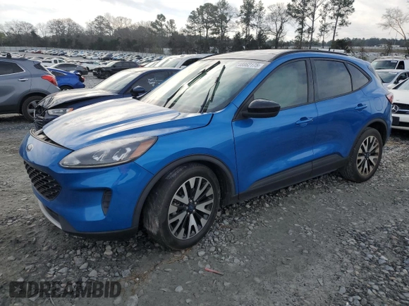 2020 Ford Escape SE Sport Hybrid with VIN 1FMCU0BZ9LUA06935, listed as a Copart auction lot 48862175 with 67,874 mi miles and Salvage Title. Bid and sale history available at DreamBid. Image 1.