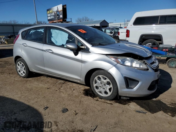 2013 Ford Fiesta S with VIN 3FADP4TJXDM194389, listed as a Copart auction lot 87614445 with Not provided miles and Salvage title. Bid and sale history available at DreamBid. Image 4.