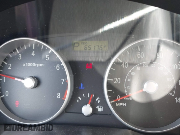 2007 Hyundai Accent GS with VIN KMHCM36C57U042263, listed as a IAAI auction lot 41688785 with 65,176 mi miles. Bid and sale history available at carsss.com. Image 7.