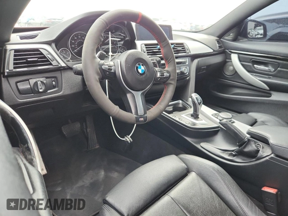 2015 BMW 4 Series 435i with VIN WBA3R1C52FK193827, listed as a Copart auction lot 64019715 with 111,582 mi miles and Salvage title. Bid and sale history available at DreamBid. Image 8.