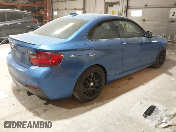 2014 BMW 2 Series M235i with VIN WBA1J7C59EV253309, listed as a IAAI auction lot 41509019 with 63,782 mi miles and . Bid and sale history available at carsss.com. Image 4.
