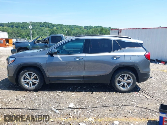 2020 GMC Terrain SLE with VIN 3GKALMEV1LL319443, listed as a IAAI auction lot 42375067 with 39,575 mi miles and . Bid and sale history available at DreamBid. Image 14.