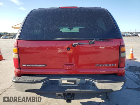 2001 Chevrolet Suburban LS with VIN 3GNEC16T71G246018, listed as a Copart auction lot 69311934 with 357,653 mi miles and Salvage Title. Bid and sale history available at carsss.com. Image 6.