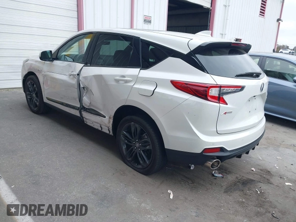 2022 Acura RDX w/A-Spec Package with VIN 5J8TC1H65NL006760, listed as a IAAI auction lot 42212826 with 39,909 mi miles and . Bid and sale history available at DreamBid. Image 3.