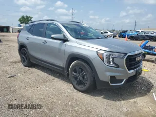 2024 GMC Terrain SLE with VIN 3GKALMEG7RL396649, listed as a Copart auction lot 54423435 with 3,411 mi miles and Salvage title. Bid and sale history available at DreamBid. Image 4.