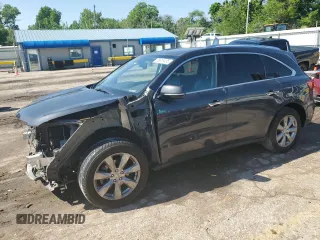 2015 Acura MDX Advance with VIN 5FRYD4H80FB024381, listed as a Copart auction lot 55619435 with 235,303 mi miles and Salvage title. Bid and sale history available at DreamBid. Image 1.