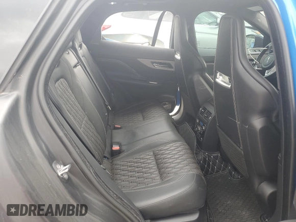 2020 Jaguar F-Pace SVR with VIN SADCZ2EE3LA617687, listed as a Copart auction lot 56555285 with 49,307 mi miles and Salvage Title. Bid and sale history available at DreamBid. Image 10.