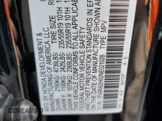 2022 Honda CR-V Touring with VIN 7FARW2H92NE021028, listed as a Copart auction lot 48948274 with 49,569 mi miles and Salvage Title. Bid and sale history available at carsss.com. Image 13.