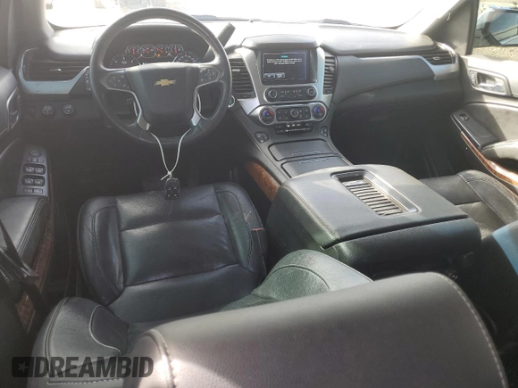 2018 Chevrolet Tahoe Premier with VIN 1GNSKCKC5JR196310, listed as a Copart auction lot 48050205 with 101,300 mi miles and Salvage title. Bid and sale history available at DreamBid. Image 8.