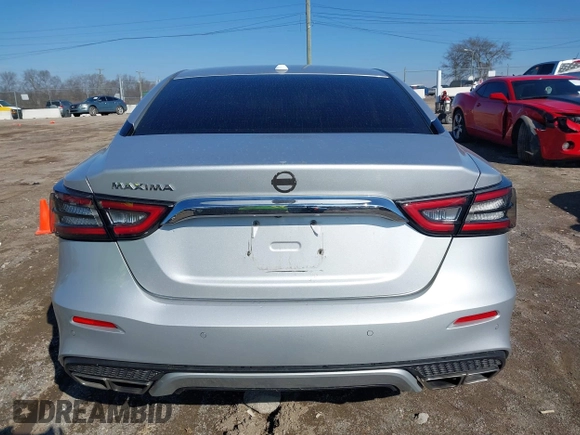 2020 Nissan Maxima S with VIN 1N4AA6BV2LC386328, listed as a IAAI auction lot 41537219 with 55,320 mi miles and . Bid and sale history available at DreamBid. Image 16.