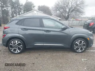 2022 Hyundai Kona Limited with VIN KM8K53A3XNU876882, listed as a IAAI auction lot 41223202 with 40,008 mi miles. Bid and sale history available at carsss.com. Image 14.