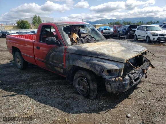 1994 Dodge Ram 1500 with VIN 1B7HC16Y1RS617390, listed as a Copart auction lot 61953224 with 192,103 mi miles and Non Repairable. Bid and sale history available at carsss.com. Image 4.