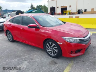 2017 Honda Civic Sedan EX with VIN 2HGFC2F78HH552372, listed as a IAAI auction lot 42085784 with 93,666 mi miles. Bid and sale history available at carsss.com. Image 1.